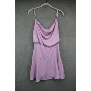 Le Lis Collection Anthropologie Purple Silky Mini Dress-Size Small